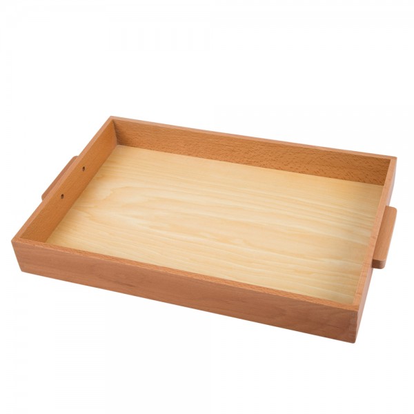 Wooden Tray ( Large ) (LJPR019-3) by Leader Joy Montessori USA